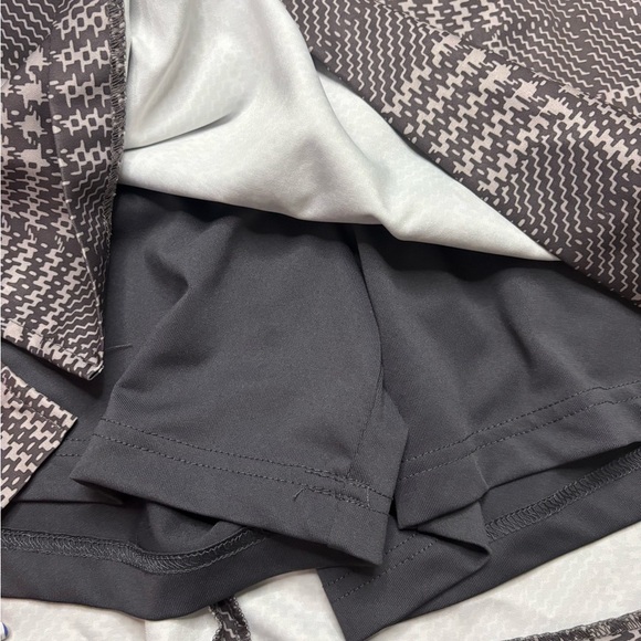 Lady Hagan Skort Skirt W Shorts Womens Size 10 Golf Tennis Active Gray Black - Picture 4 of 8